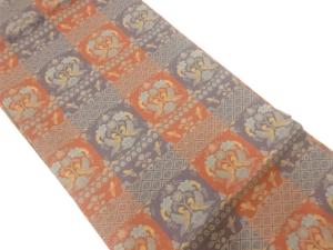 花鳥更紗模様織出し名古屋帯